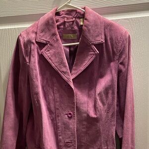 Talbot’s Women's Pink Suede Jacket